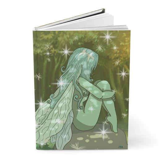 Whimsical Forest Fairy Hardcover Journal - Nature-Inspired Notebook for Dreamers and Writers